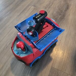 Spidey & His Amazing Friends Web Spinning Hauler Transforming Vehicle 3 In 1